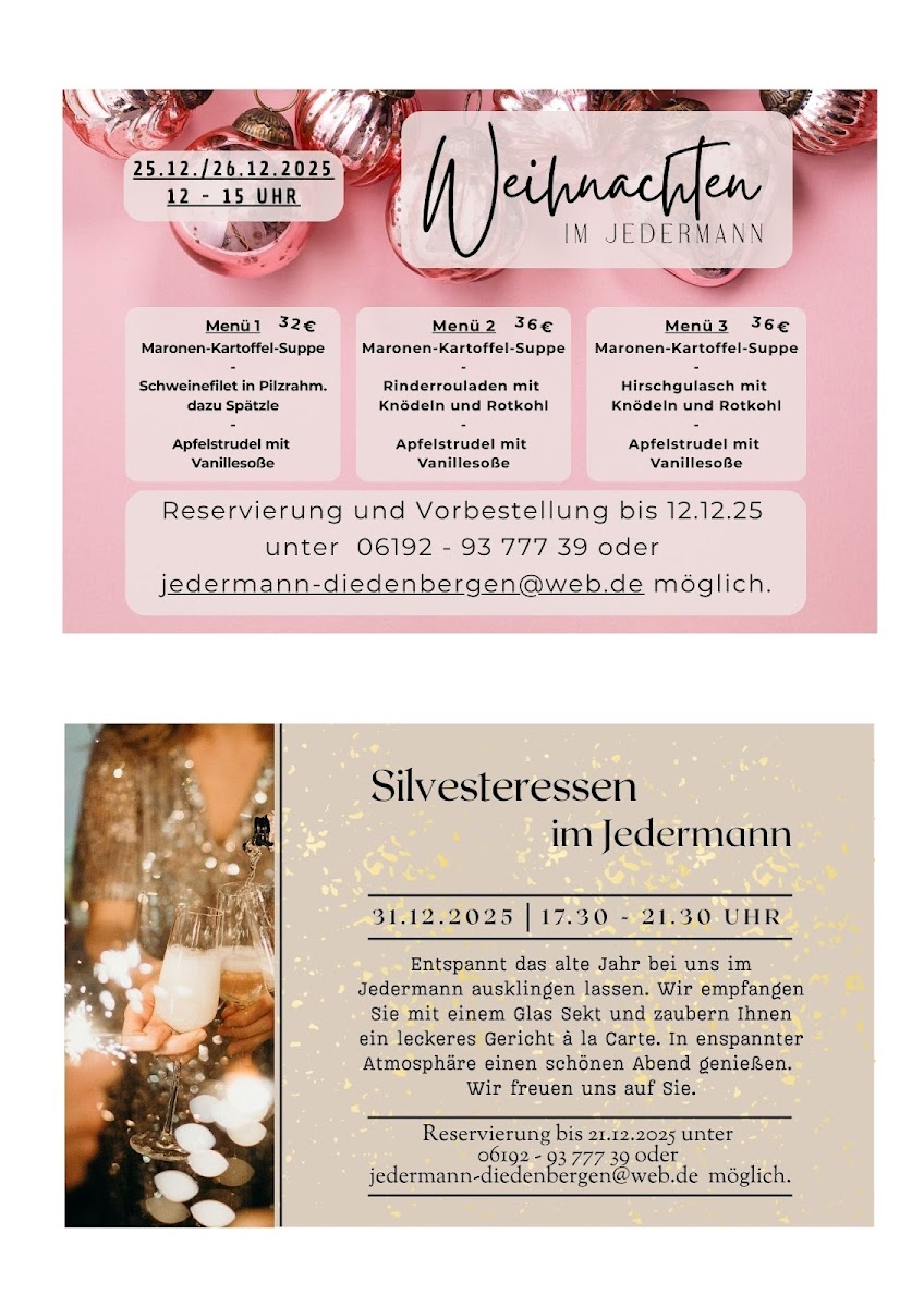 Menu Gaststätte Jedermann-1